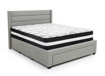 Coronado-A Bed Frame With Drawers & Euro Top Mattress L30 - Double