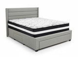 Coronado-A Bed Frame With Drawers & Euro Top Mattress L30 - Double
