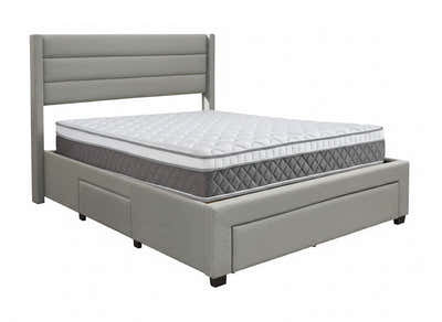 Coronado-A Bed Frame With Drawers & MEM23 Mattress - Double