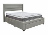 Coronado-A Bed Frame With Drawers & MEM23 Mattress - Double