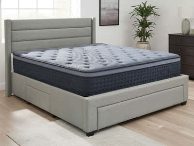Coronado-A Bed Frame With Drawers & Euro Top Mattress B34 - Double (Combo)