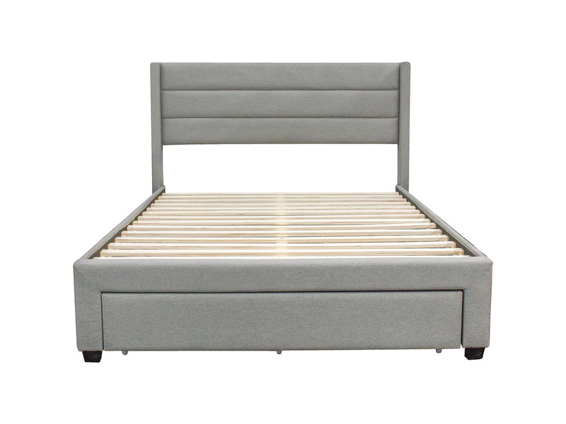 Coronado-A Bed Frame With Drawers - Queen