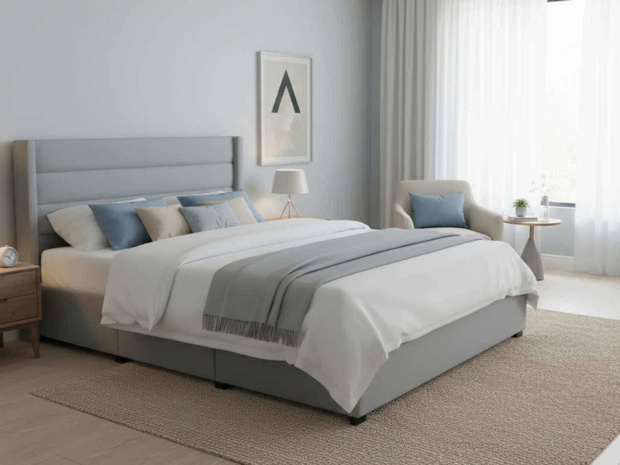 Coronado-A Bed Frame With Drawers - Queen