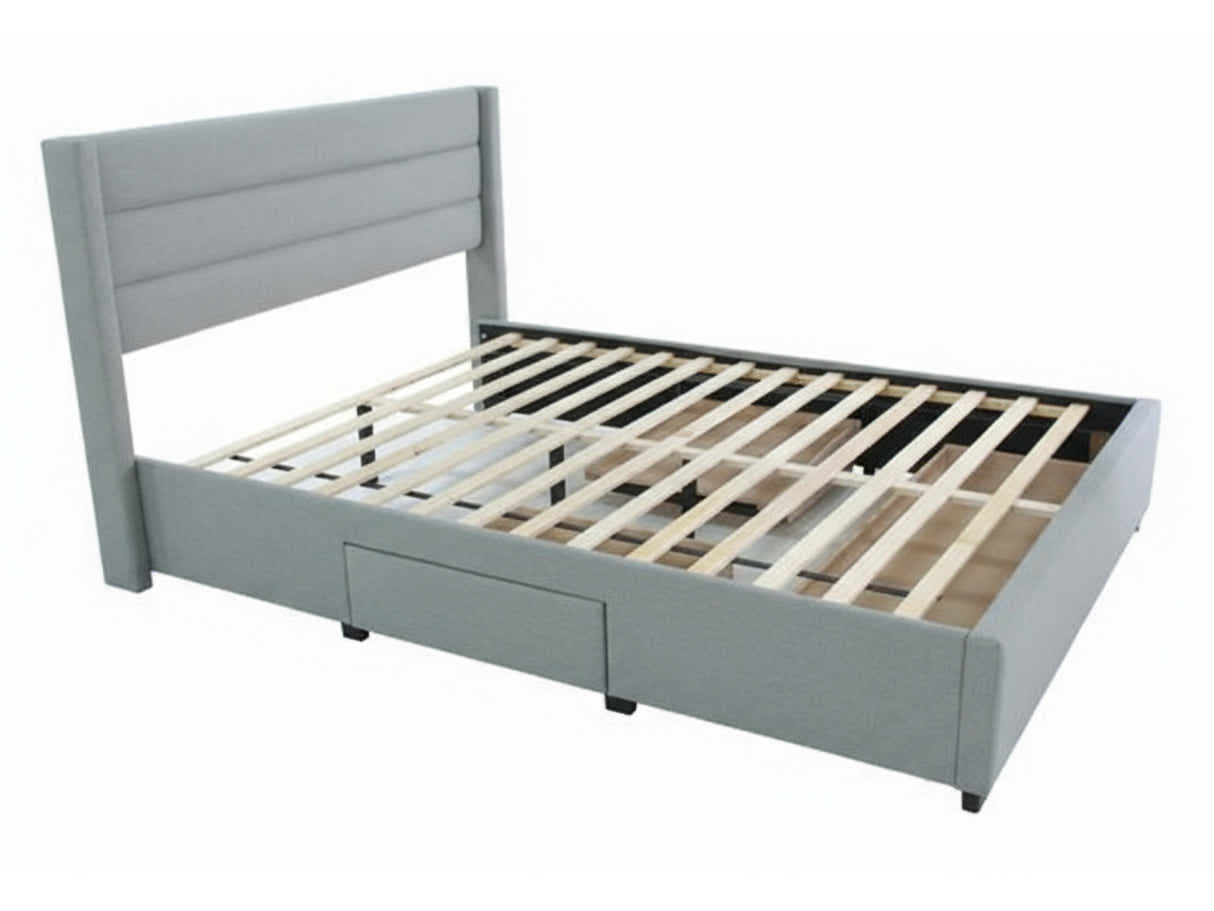 Coronado-A Bed Frame With Drawers - Queen