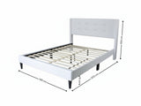 Vele-C Bed Frame White - Double