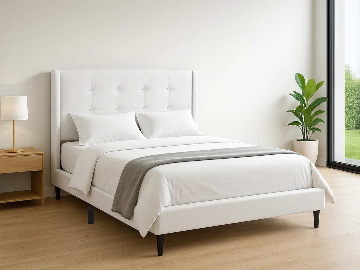 Vele-C Bed Frame White - Double