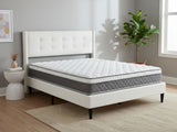 Vele‑C Bed Frame White & MEM23 Mattress ‑ Double
