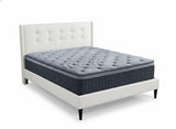 Vele‑C Bed Frame White & Euro Top Mattress B34 - Double