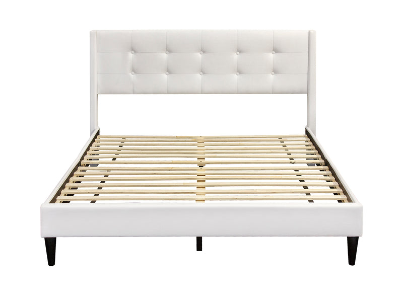 Vele-C Bed Frame White - Queen