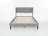 Vele-D Bed Frame Light Grey - Double
