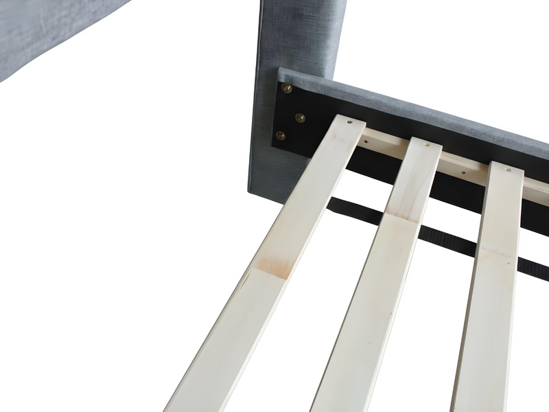 Vele-D Bed Frame Light Grey - Double