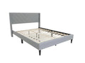 Vele-D Bed Frame Light Grey - Double