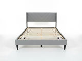 Vele-D Bed Frame Light Grey - Queen