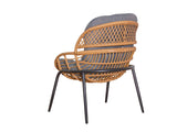 Naturlig Outdoor Bistro Set Aluminium frame