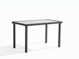 Ettaro 5-Piece Outdoor Lounge Set - Black + Grey