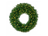 Pre-Lit Christmas Wreath - 24"/61 cm
