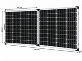 160W Folding Solar Panel Kit with Controller
