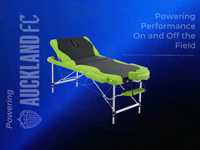 3-Fold Portable Aluminum Massage Table - Green+Black