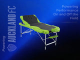 3-Fold Portable Aluminum Massage Table - Green+Black