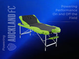 3-Fold Portable Aluminum Massage Table - Green+Black