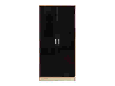 Bardalona 2-Door Wardrobe - Gloss Black