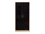 Bardalona 2-Door Wardrobe Black