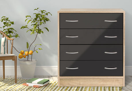 Bardalona 4-Drawer Black