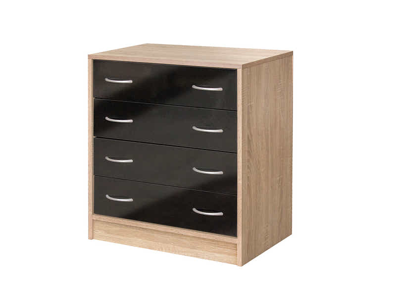 Bardalona 4-Drawer Chest - Gloss Black