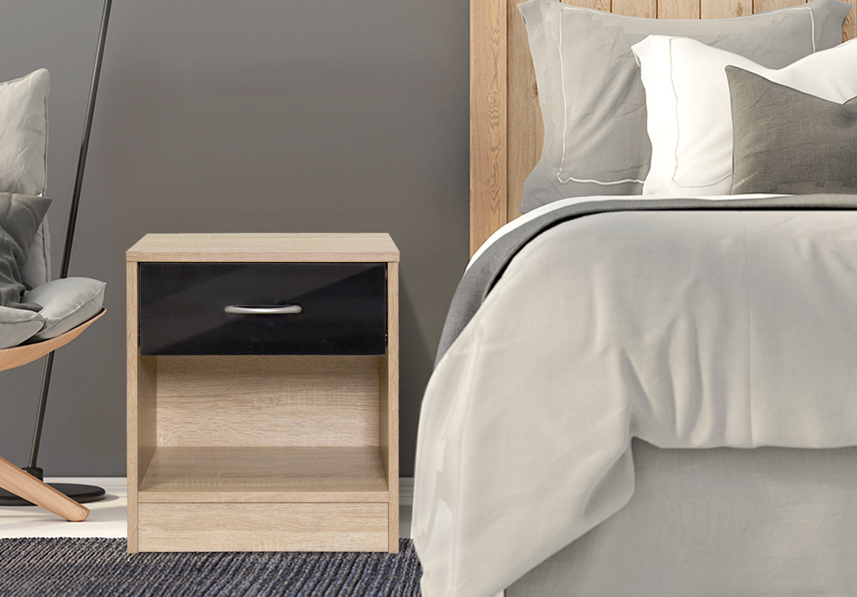 Bardalona Bedside Table Black