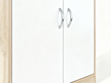 Bardalona 2-Door Wardrobe - Gloss White