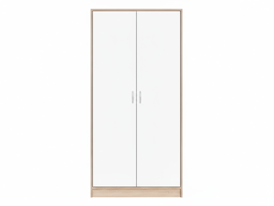 Bardalona 2-Door Wardrobe - Gloss White