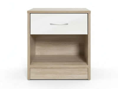 Bardalona Bedside Table - Gloss White