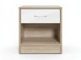 Bardalona Bedside Table - Gloss White
