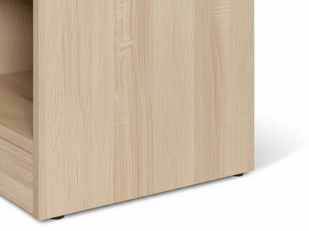 Bardalona Bedside Table - Gloss White