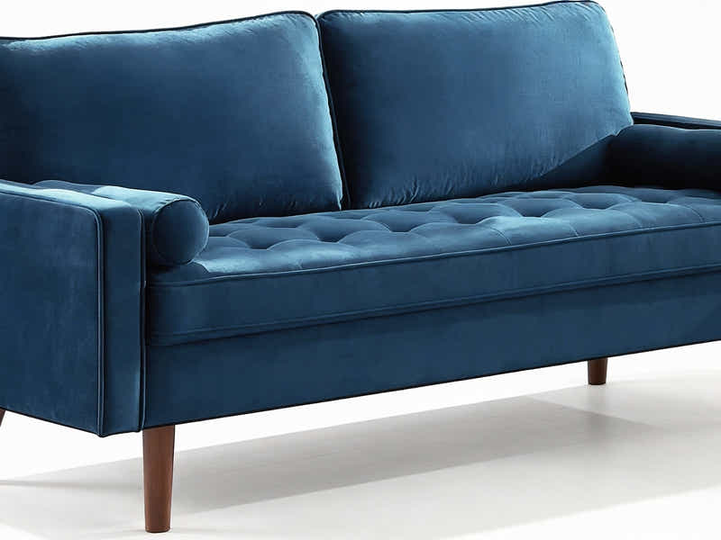 Gyllene Velvet Sofa Set - Blue
