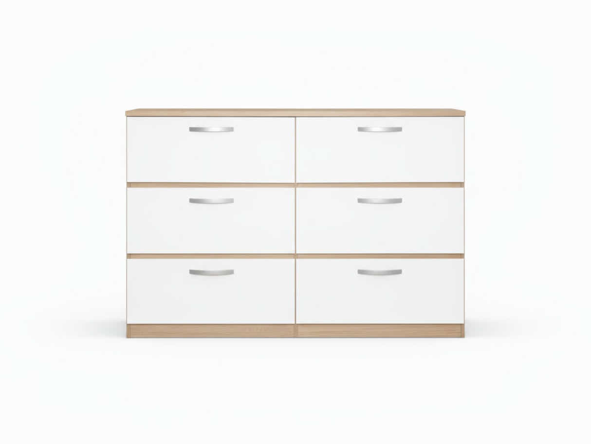Escot 6-Drawer Lowboy