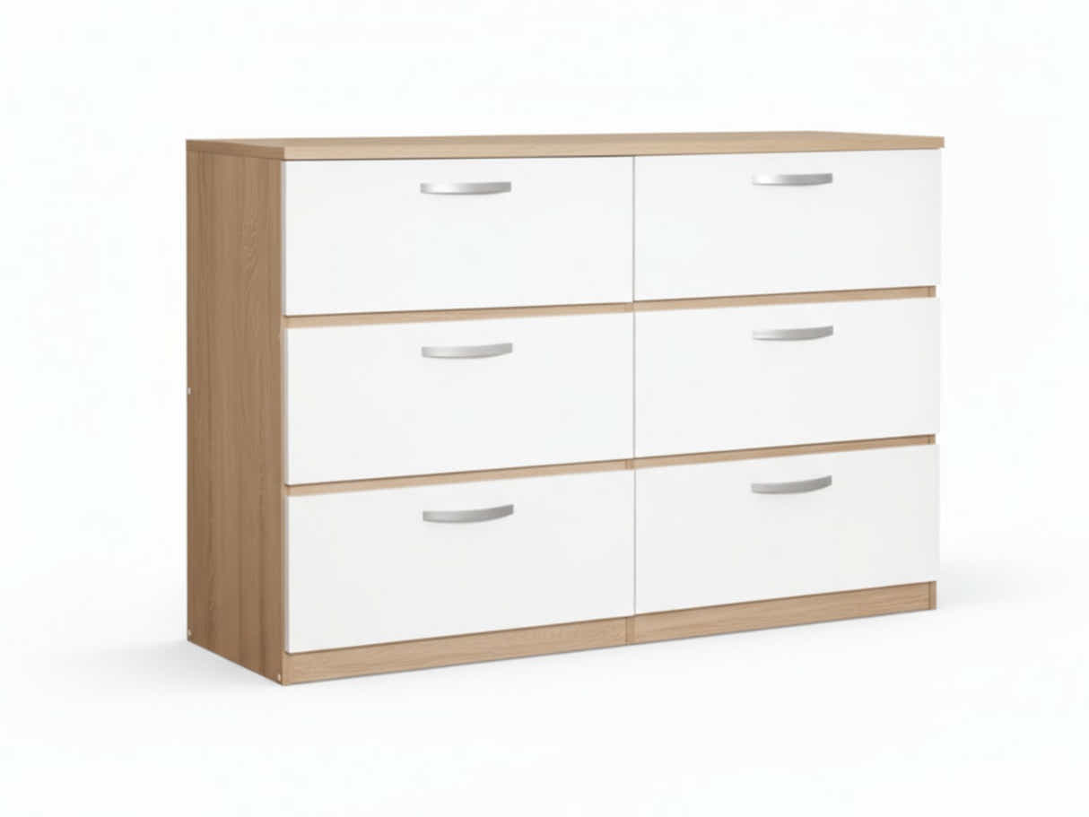 Escot 6-Drawer Lowboy