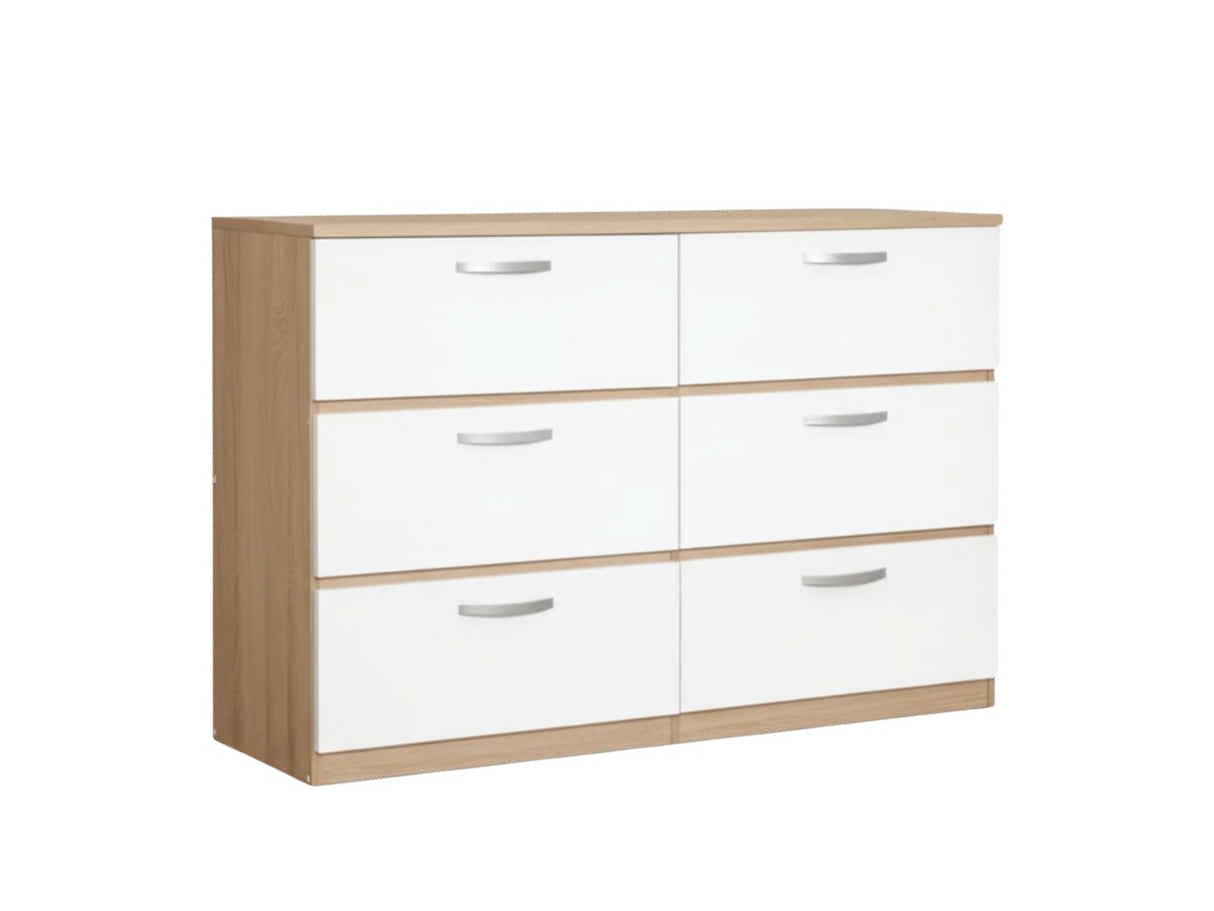Escot 6-Drawer Lowboy