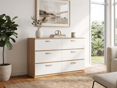 Escot 6-Drawer Lowboy