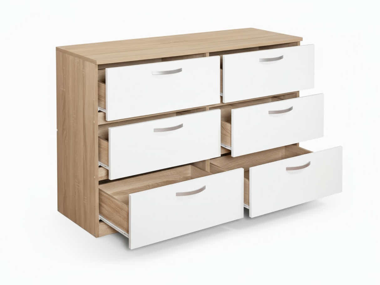 Escot 6-Drawer Lowboy
