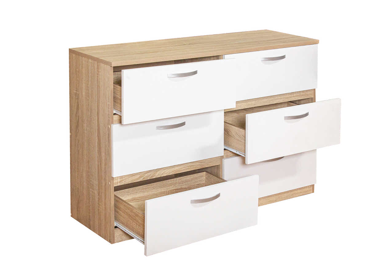 Escot 6-Drawer Lowboy