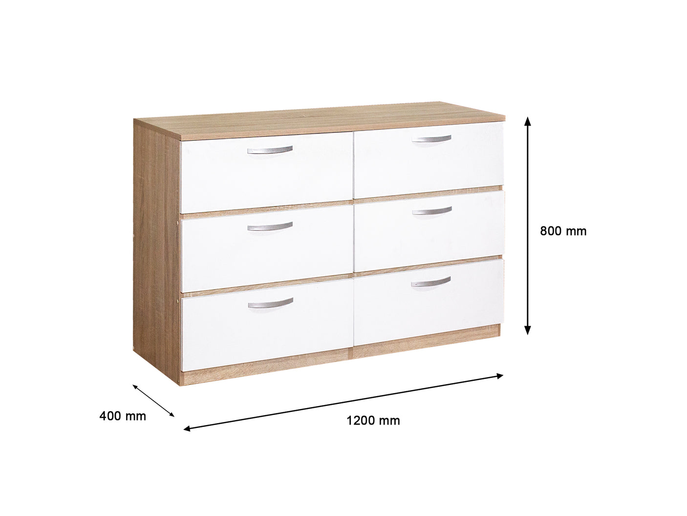Escot 6 Drawer Lowboy