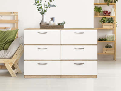 Escot 6-Drawer Lowboy