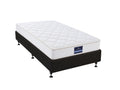 DS NZ Made SW Bed Base Black & Euro Top Mattress PIL20 with Pillow - King Single