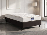 DS NZ Made SW Bed Base Black & Euro Top Mattress PIL20 with Pillow - King Single