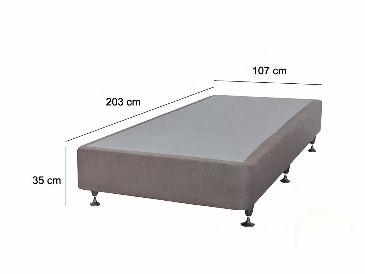 DS NZ Made SW Bed Base Light Grey - King Single