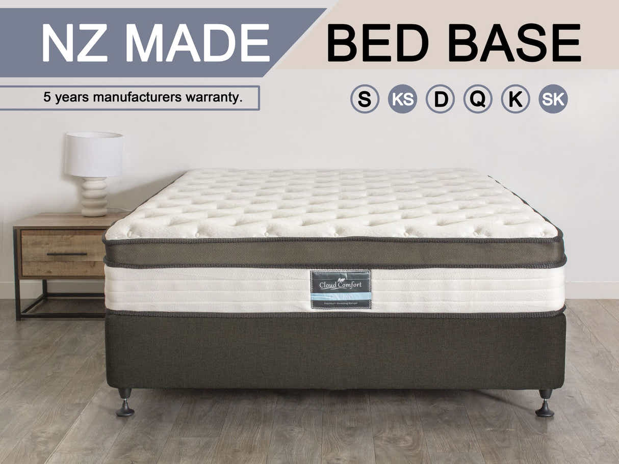 DS NZ Made SW Bed Base Slate - King Single