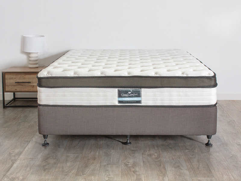 DS NZ Made SW Bed Base Light Grey - Double