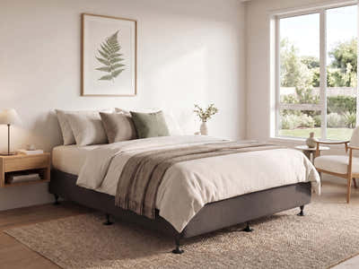 DS NZ Made SW Bed Base Slate - Double
