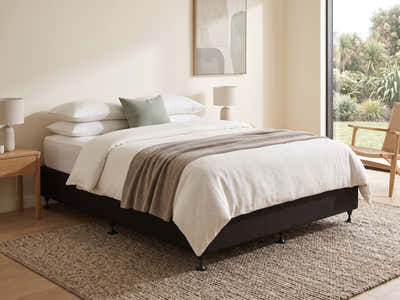 DS NZ Made SW Bed Base Black - Double